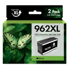 2PK 962XL Ink Cartridge Black for HP Officejet Pro 9010 9015 9020 9025 9018 9019 picture