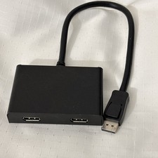 Monoprice 2-Port DisplayPort 1.2 to DisplayPort Multi-Stream Transport (MST) picture