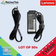 50 Lot OEM Lenovo 65W AC Adapter Laptop Charger for ThinkPad T60 T60p T61 X230 picture