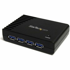 StarTech 4 Port Black SuperSpeed USB 3.0 Hub - 5Gbps picture