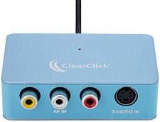 ClearClick Video To USB Lite - RCA AV VHS Video Capture Device Digital Converter picture