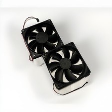 2x 120mm Computer Fans Unbranded 2-pin Connector Tested And Working picture