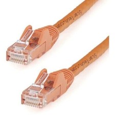 StarTech N6PATCH25OR 25ft CAT6 Ethernet Cable - Orange Snagless Gigabit - 100W picture
