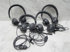 Lot of 4 Logitech Zone Wired UC A-00100 USB-C Headsets Mic 981-000876 TESTED picture