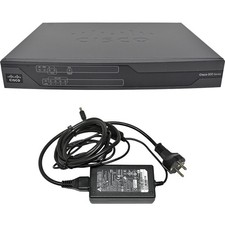 Cisco C881-K9 Quad-Port Fast Ethernet Integrated Services Router +AC Adapter picture