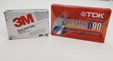 New Sealed 3M 4mm Data Tape DDS-90 + 1 TDR Superior D90 Blank Audio Cassette (** picture