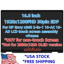 N86624-001 For HP Envy x360 2-in-1 16-ac 16-ac000 LCD Touch Screen Replacement picture