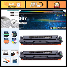 High-Quality Black Toner Cartridge Replacement 067 067H CRG-067 - 2 Pack picture