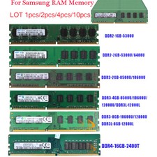 LOT Samsung 8GB 4GB 2GB 1GB 2RX8 DDR4/DDR3/DDR2 Desktop Memory RAM 288/240PIN GS picture