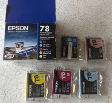 Epson T078920 Claria Hi-Definition 78 Inkjet Cartridge Color 5 Pack No Box Gz picture