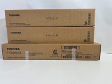 3 NEW OEM Toshiba eS5516AC,5516ACT Cyan Magenta & Black Toners T-FC616U picture