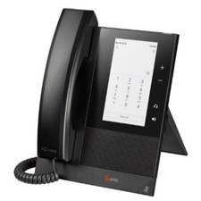 Poly CCX 400 VoIP Telephone, Business Media Desk Phone, 5-Inch Touchscreen, 24 picture