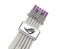 ASUS ROG Equalizer White Edition 12V-2x6 PCIe Cable (ATX 3.1 & PCIe 5.1, Load Ba picture