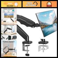 Fully Adjustable Single Monitor Mount Arm for Up to 32