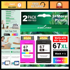 High-Quality 67XL Ink Cartridges Combo Pack - Black & Color Replacement Ink picture