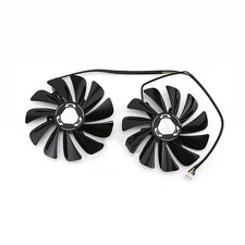 XT Graphics Card Cooling Fans Radiator Cooler Pair For XFX RX 5600XT 6GB RX5500 picture