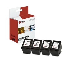 4Pk LTS 63XL F6U64AN Black HY Compatible for HP Deskjet 1112 2130 3630 3632 Ink picture