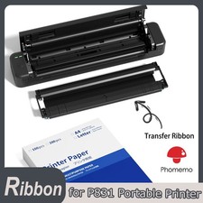 2 Rolls Exclusive Thermal Transfer Ribbon for Phomemo P831 Portable Printer picture