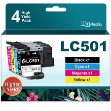 LC501 INK Cartridge Fits Brother 501 MFC-J1260DW J1260W J1360DW J1410DW INK picture