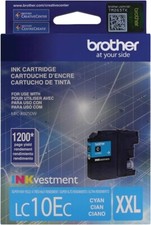 NEW OEM  BROTHER LC10E CYAN Ink Cartridge picture