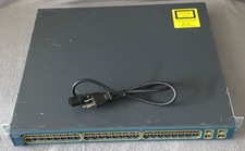 Cisco Catalyst 3560G Series PoE WS-C3560G-48PS-S 48-Port Gigabit Switch, (WORKS) picture