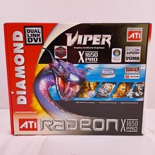 Diamond Viper ATI Radeon X 1650 Pro PCI Express 512MB Graphics Card Open Box picture