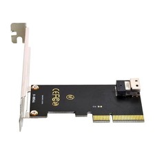 PCI-E 4X to U.2 U2 Kit SFF-8639 to SFF-8654 Slimline SAS NVME PCIe SSD Adapte... picture