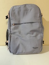 Taygeer Travel Backpack Carry On W/USB Charging Port. Light Purple and Pink picture