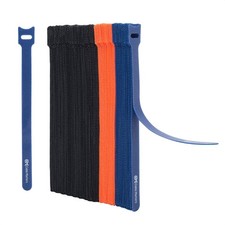Cable Matters 100-Pack 8-Inch Reusable Hook & Loop Cable Ties Multi-Color picture