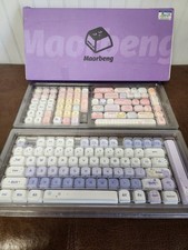 Maorbeng Keycaps Sets Cute Pink Purple White Aesthetic Incomplete (READ) picture