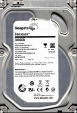ST3000DM001 P/N: 9YN166-568 F/W: CC94 TK Z1F 06/2011 Seagate 3TB picture