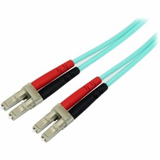StarTech 6m 19.7ft LC/UPC to LC/UPC OM3 Multimode Fiber Optic Cable Full Duplex picture