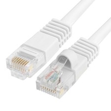 75FT Cat5e Ethernet Cable UTP LAN Network Patch Cord RJ45 Cat 5e Cable - White picture