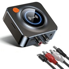 RCA to Bluetooth Home Stereo Adapter Receiver Audio Streaming Converter picture