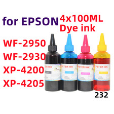 Premium Dye Ink bottles for WF2930 WF2950 XP4200 XP4205 T232 232 cartridge picture