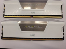 Corsair Vengeance 5600C36 RGB 32GB DRAM Memory 2X16 - CMH32GX5M2B5600C36WK RARE picture