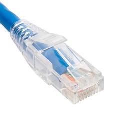 ICC ICPCST07BL 7ft CAT6 Patch Cord Blue Low Profile picture