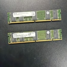 1GB 2x512MB PC133R STEC ARR72R8P64M8H-A75AVU PC-133R 3.3V SDRAM ECC REG RAM KIT picture