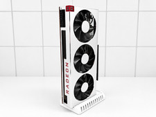 Compact Vertical 2-slot GPU Stand - White Open Air Graphics Card Display Mount picture