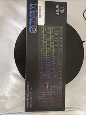 NPET K10 Backlit Gaming Keyboard Quiet Mechanical Feel USB Membrane New picture
