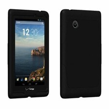 Verizon Rugged Silicone Impact Absorbing Protection Case For Ellipsis 7 - Black picture