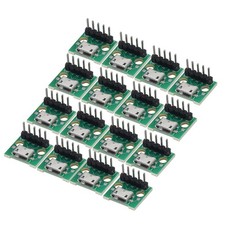 30 Pcs MiCro USB to Dip Female Sockets Type B 5pin Adapter Board with Pin Header picture