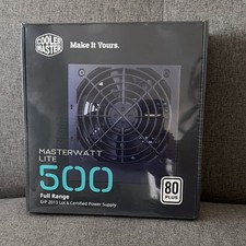 NEW Cooler Master MasterWatt Lite 500 ATX 80 Plus Active PFC PSU MPX-5001-ACAAW picture