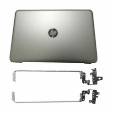 New for HP 15-AC 15-AF 15-AY 15-BA 250 G4 Silver Top Lid LCD Back Cover+Hinges picture