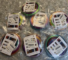 Lot of 7  18 Color Silk PLA Filament Sample picture