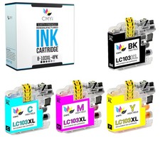 4PK Compatible LC103 Ink Cartridge fits Brother MFC J245 J285DW J4510DW J4410DW picture