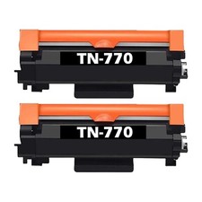 2-Pack TN-770 Black TN770 Toner Cartridge for MFC-L2750DW HL-L2370DW Printer picture