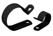 Gardner Bender PPC-1538UVB UV Black Durable Plastic Smooth Cable Clamp 3/8 in. picture
