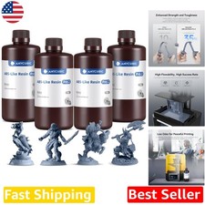 Tough 4KG Grey ABS-Like Resin Pro 2 - 8K High Precision, Low Odor, Wide LCD/DLP picture