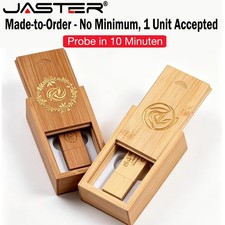 JASTER Bamboo USB3.0 Flash Drive 64GB, Custom Engraving, Wooden Gift Box Storage picture